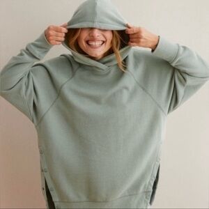 Aerie Snap Side City Hoodie Women’s Oversized - Size S